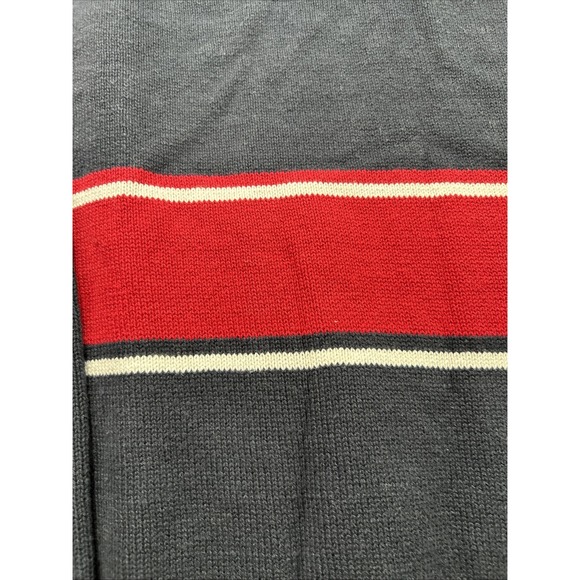 955 Originals Sweater Mens XLT Blue Long‎ Sleeve Crew Neck Chest Zip Pullover - Picture 3 of 14